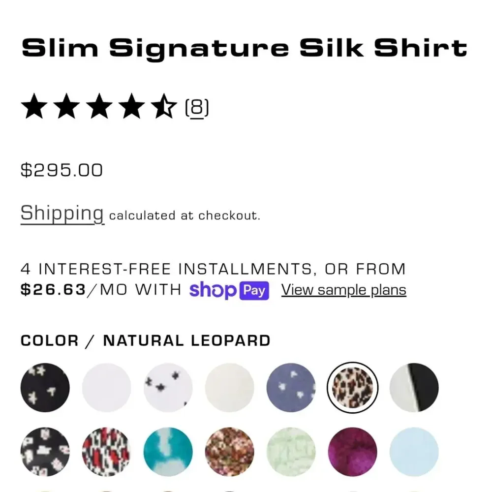 NWT Equipment Slim Signature Silk Shirt